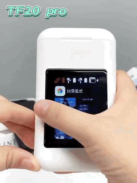 TF20 MULTIPURPOSE POWERBANK 8000mah WITH AIRPODS AND DISPLAY