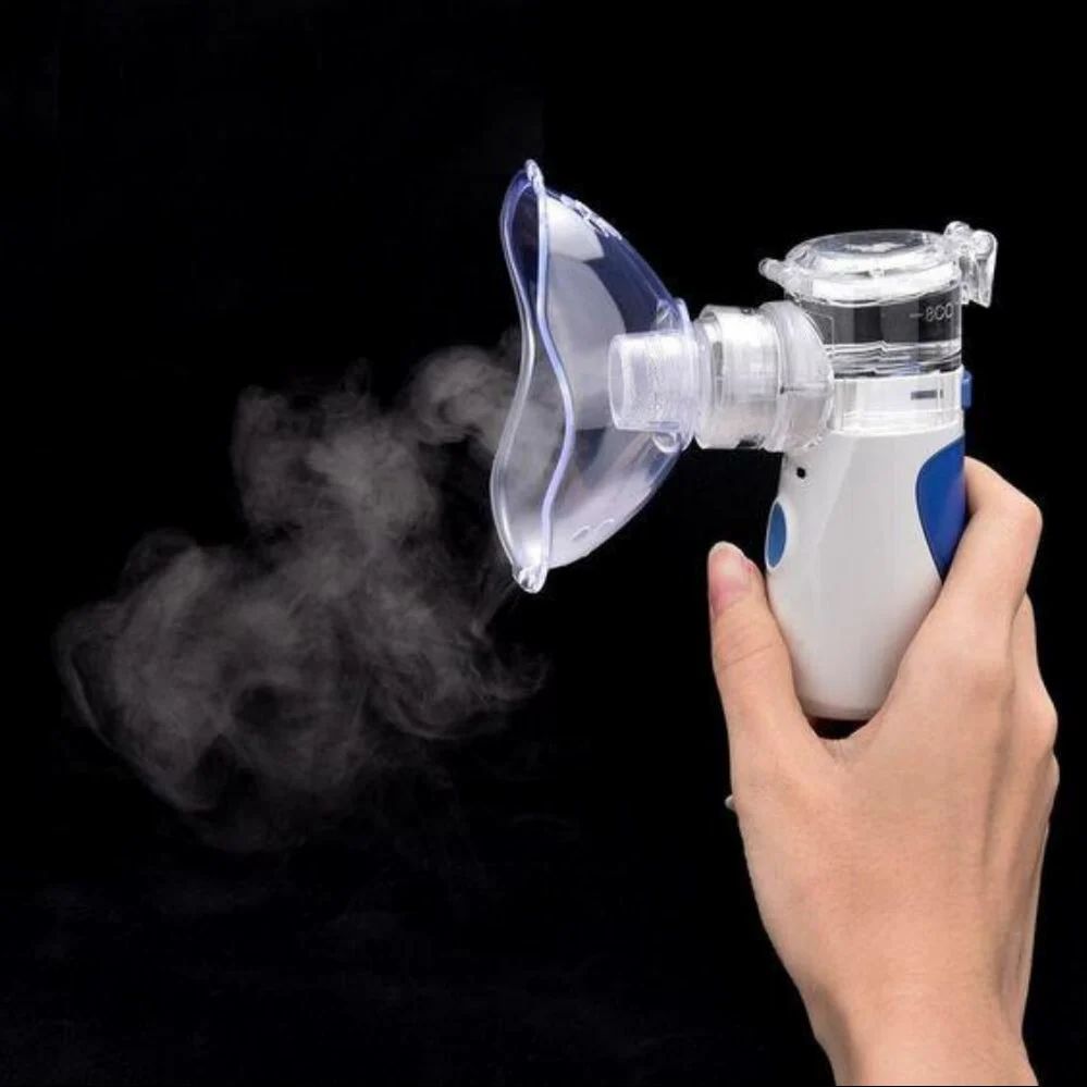 Portable Mesh Nebulizer for Adults & Kids – Quiet, Compact, and Effective for Cough, Cold, and Asthma Relief